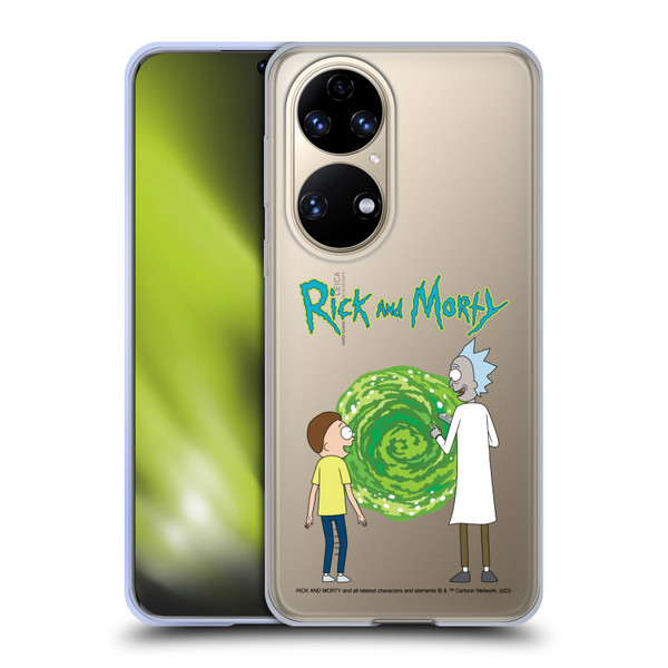 Rick And Morty Season 5 Graphics Character Art Soft Gel Case for Huawei P50
