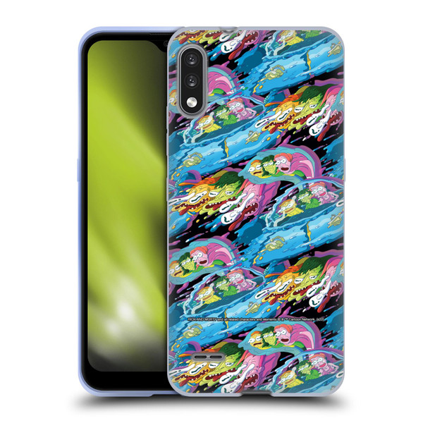 Rick And Morty Season 5 Graphics Warp Pattern Soft Gel Case for LG K22