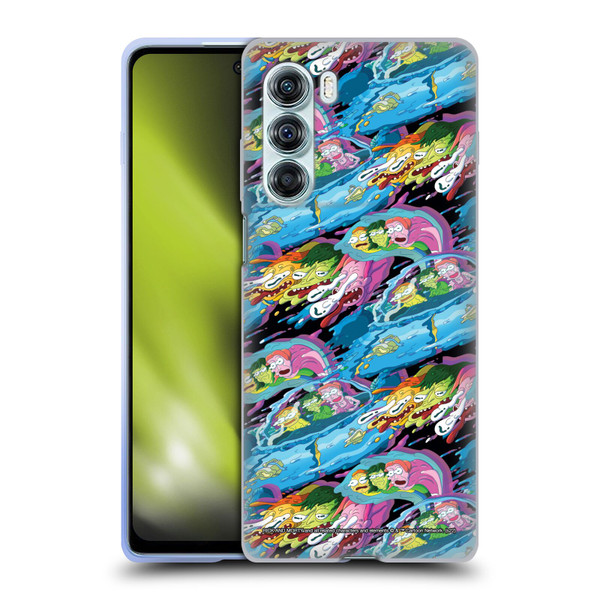 Rick And Morty Season 5 Graphics Warp Pattern Soft Gel Case for Motorola Edge S30 / Moto G200 5G