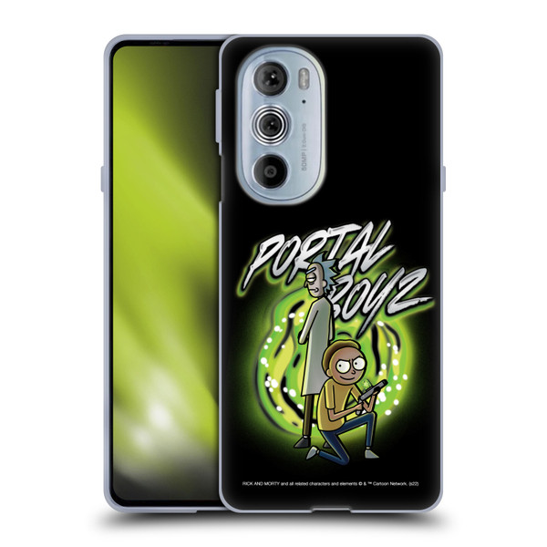 Rick And Morty Season 5 Graphics Portal Boyz Soft Gel Case for Motorola Edge X30