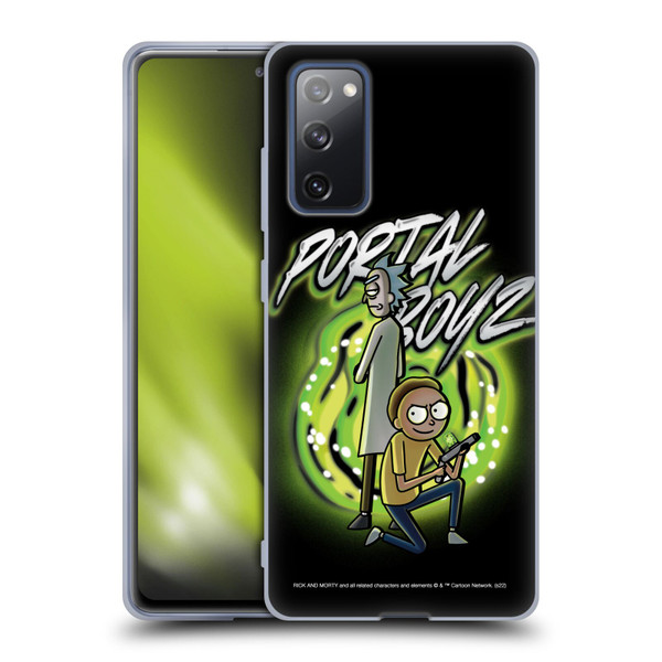Rick And Morty Season 5 Graphics Portal Boyz Soft Gel Case for Samsung Galaxy S20 FE / 5G
