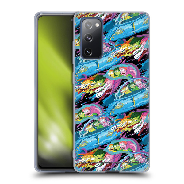 Rick And Morty Season 5 Graphics Warp Pattern Soft Gel Case for Samsung Galaxy S20 FE / 5G