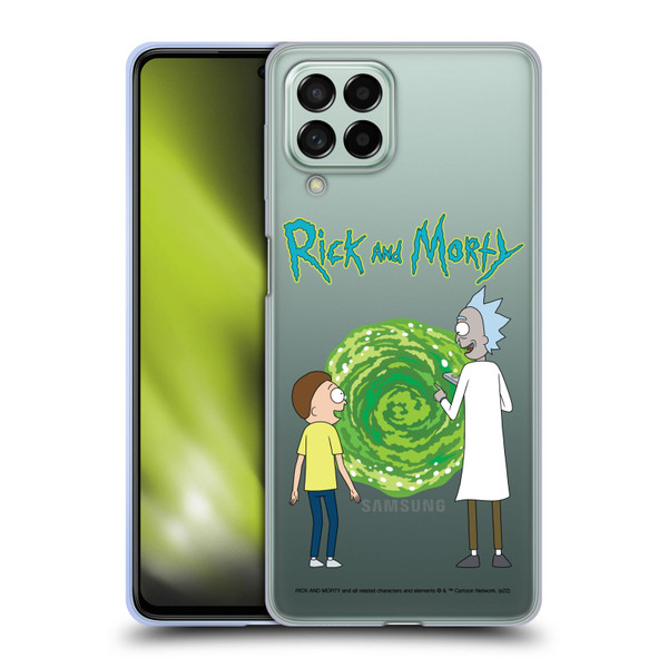 Rick And Morty Season 5 Graphics Character Art Soft Gel Case for Samsung Galaxy M53 (2022)