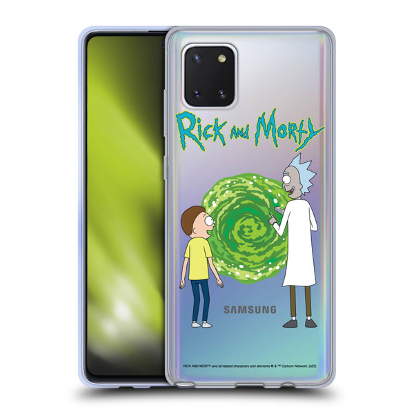 Rick And Morty Season 5 Graphics Character Art Soft Gel Case for Samsung Galaxy Note10 Lite