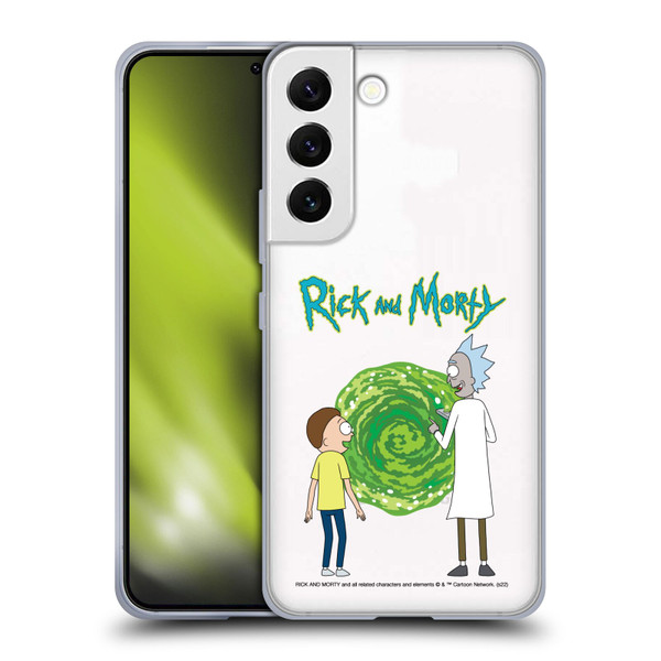 Rick And Morty Season 5 Graphics Character Art Soft Gel Case for Samsung Galaxy S22 5G