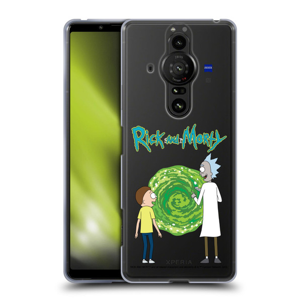 Rick And Morty Season 5 Graphics Character Art Soft Gel Case for Sony Xperia Pro-I