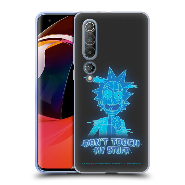 Rick And Morty Season 5 Graphics Don't Touch My Stuff Soft Gel Case for Xiaomi Mi 10 5G / Mi 10 Pro 5G