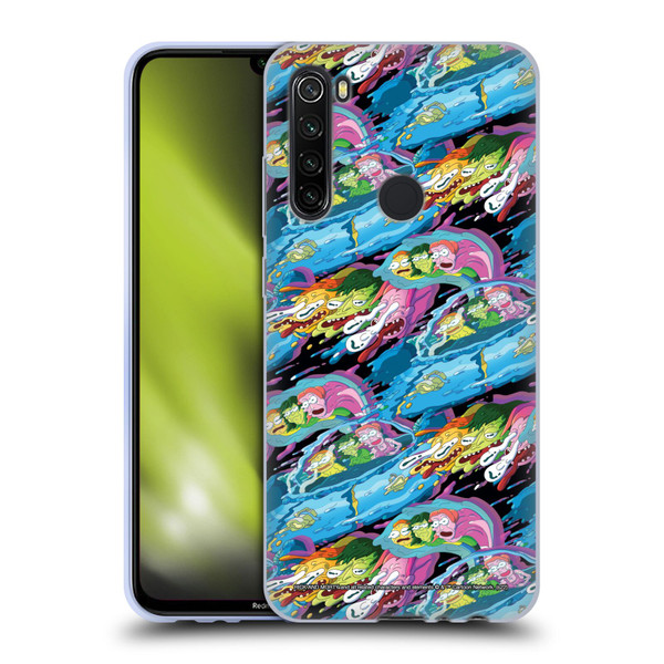 Rick And Morty Season 5 Graphics Warp Pattern Soft Gel Case for Xiaomi Redmi Note 8T
