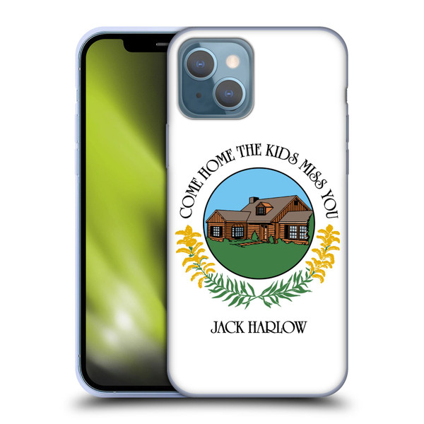 Jack Harlow Graphics Come Home Badge Soft Gel Case for Apple iPhone 13