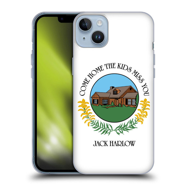 Jack Harlow Graphics Come Home Badge Soft Gel Case for Apple iPhone 14 Plus