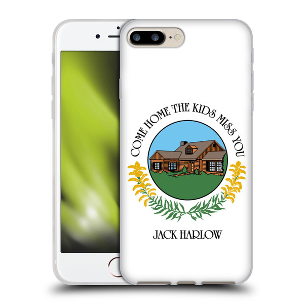 Jack Harlow Graphics Come Home Badge Soft Gel Case for Apple iPhone 7 Plus / iPhone 8 Plus