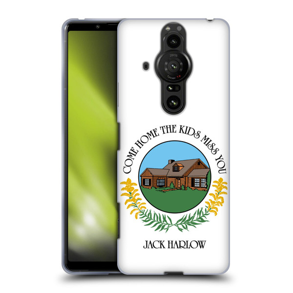 Jack Harlow Graphics Come Home Badge Soft Gel Case for Sony Xperia Pro-I