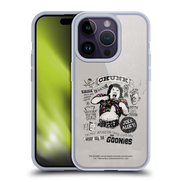 The Goonies Graphics Character Art Soft Gel Case for Apple iPhone 14 Pro