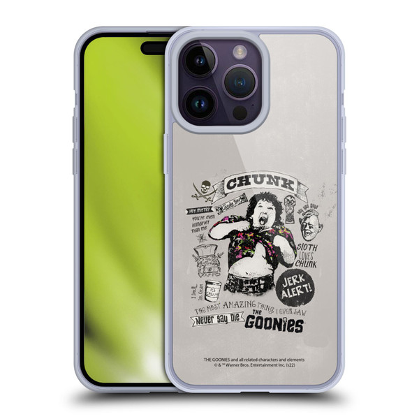 The Goonies Graphics Character Art Soft Gel Case for Apple iPhone 14 Pro Max