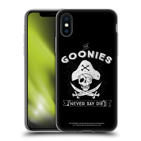 The Goonies Graphics Logo Soft Gel Case for Apple iPhone X / iPhone XS