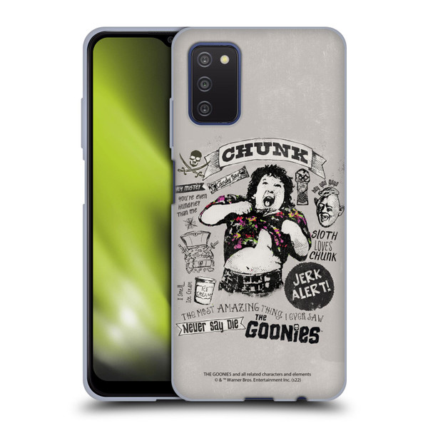 The Goonies Graphics Character Art Soft Gel Case for Samsung Galaxy A03s (2021)