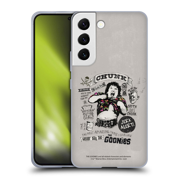 The Goonies Graphics Character Art Soft Gel Case for Samsung Galaxy S22 5G