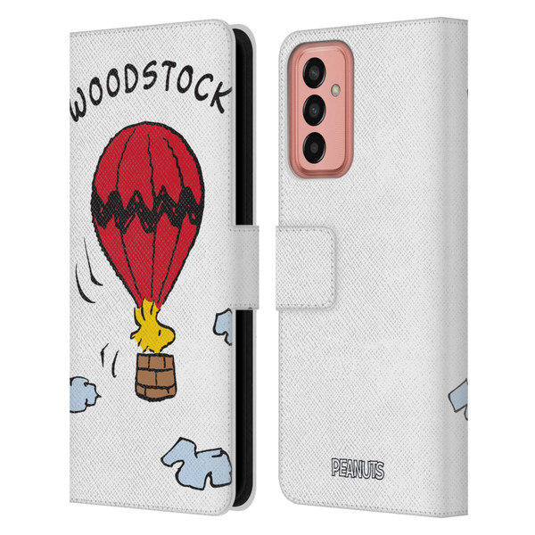 Peanuts Characters Woodstock Leather Book Wallet Case Cover For Samsung Galaxy M13 (2022)