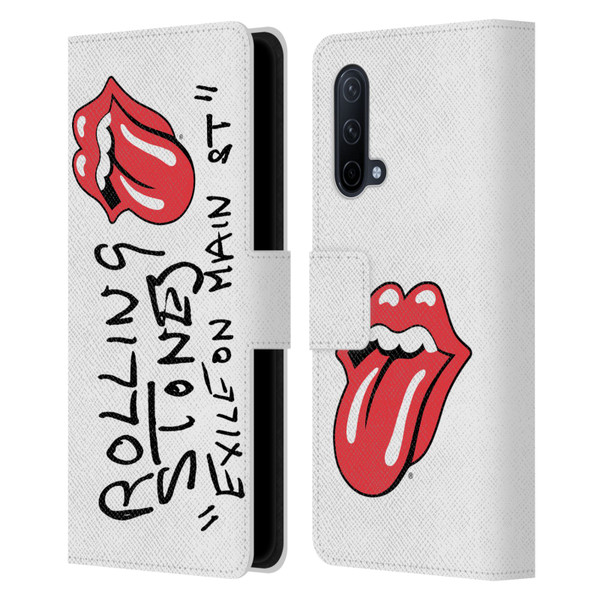 The Rolling Stones Albums Exile On Main St. Leather Book Wallet Case Cover For OnePlus Nord CE 5G