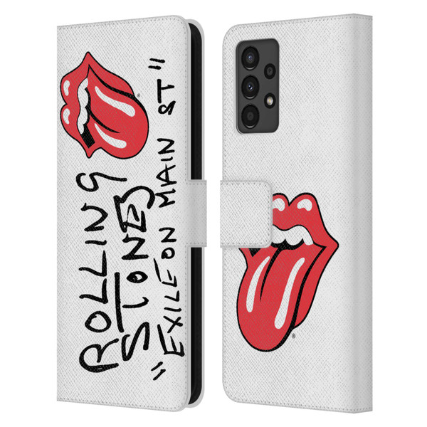 The Rolling Stones Albums Exile On Main St. Leather Book Wallet Case Cover For Samsung Galaxy A13 (2022)