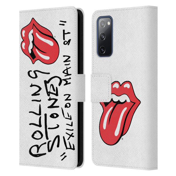 The Rolling Stones Albums Exile On Main St. Leather Book Wallet Case Cover For Samsung Galaxy S20 FE / 5G