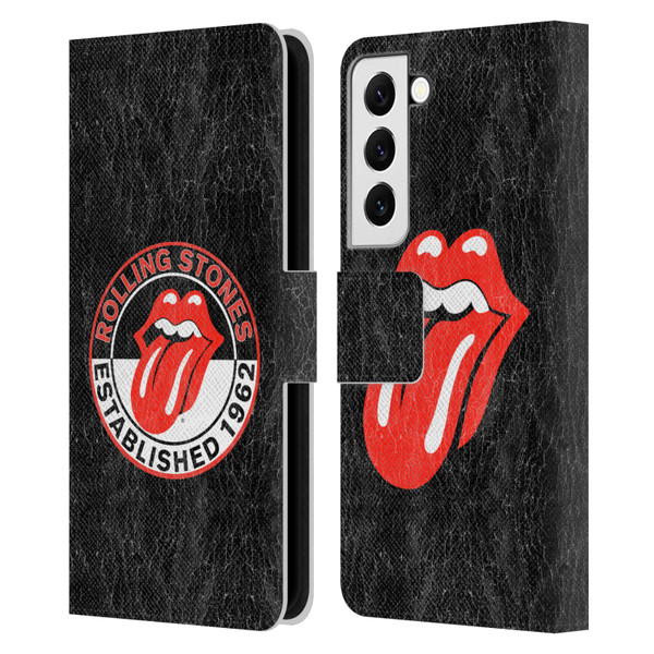The Rolling Stones Graphics Established 1962 Leather Book Wallet Case Cover For Samsung Galaxy S22 5G