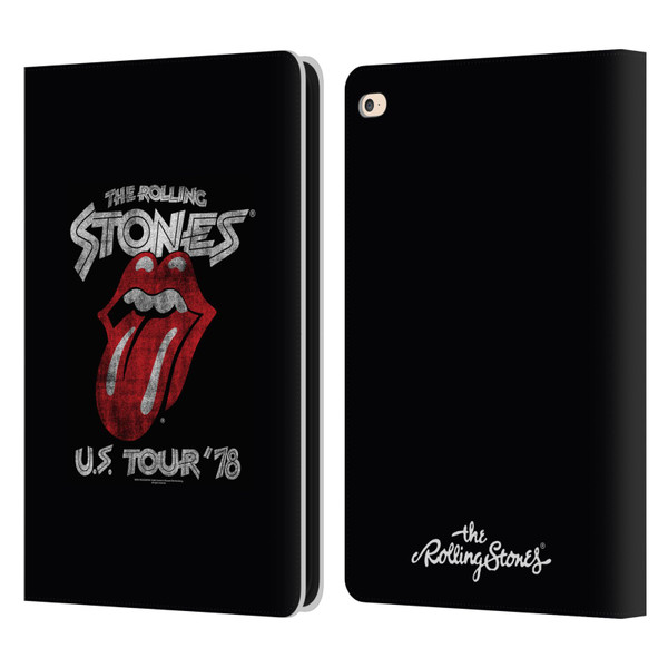 The Rolling Stones Key Art Us Tour 78 Leather Book Wallet Case Cover For Apple iPad Air 2 (2014)