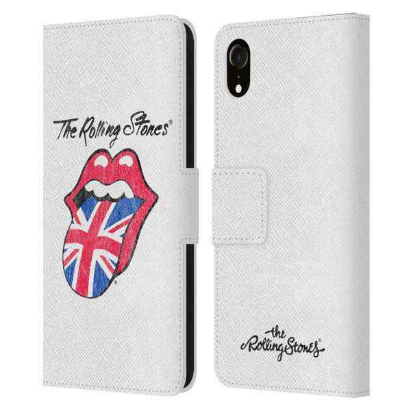The Rolling Stones Key Art Uk Tongue Leather Book Wallet Case Cover For Apple iPhone XR