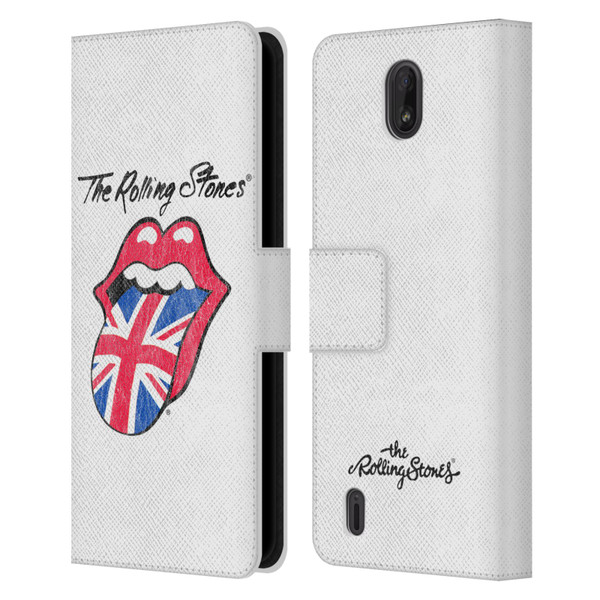 The Rolling Stones Key Art Uk Tongue Leather Book Wallet Case Cover For Nokia C01 Plus/C1 2nd Edition