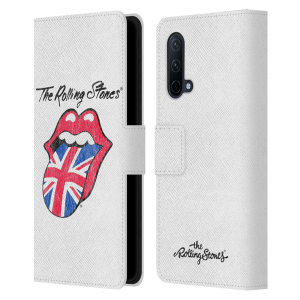The Rolling Stones Key Art Uk Tongue Leather Book Wallet Case Cover For OnePlus Nord CE 5G