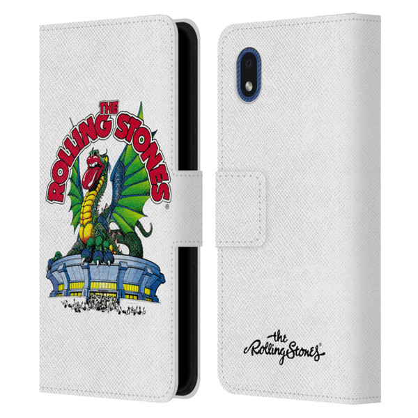 The Rolling Stones Key Art Dragon Leather Book Wallet Case Cover For Samsung Galaxy A01 Core (2020)