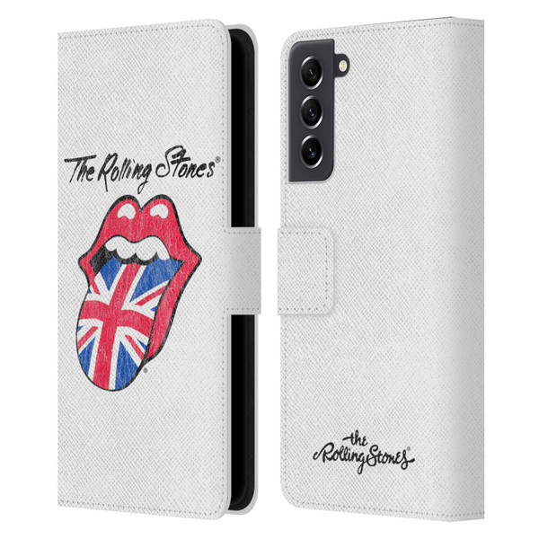 The Rolling Stones Key Art Uk Tongue Leather Book Wallet Case Cover For Samsung Galaxy S21 FE 5G