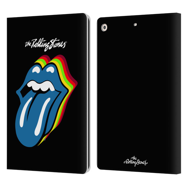 The Rolling Stones Licks Collection Pop Art 2 Leather Book Wallet Case Cover For Apple iPad 10.2 2019/2020/2021