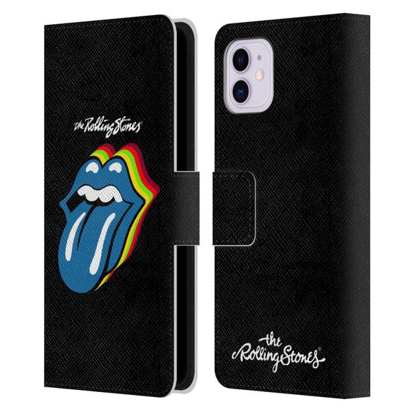 The Rolling Stones Licks Collection Pop Art 2 Leather Book Wallet Case Cover For Apple iPhone 11