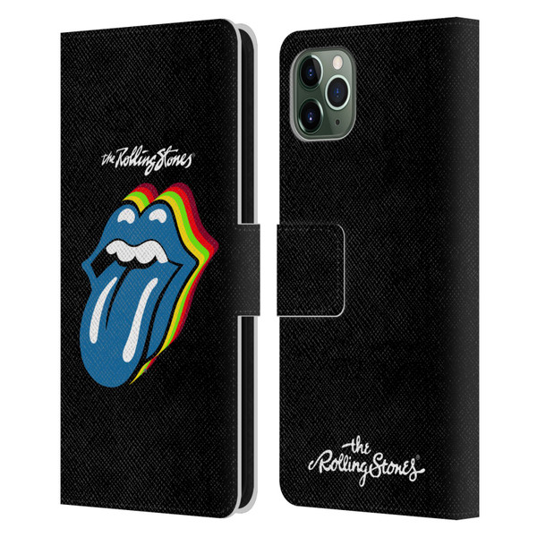 The Rolling Stones Licks Collection Pop Art 2 Leather Book Wallet Case Cover For Apple iPhone 11 Pro Max