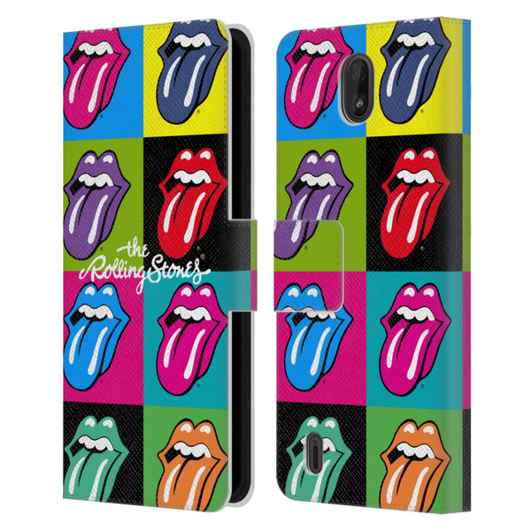 The Rolling Stones Licks Collection Pop Art 1 Leather Book Wallet Case Cover For Nokia C01 Plus/C1 2nd Edition