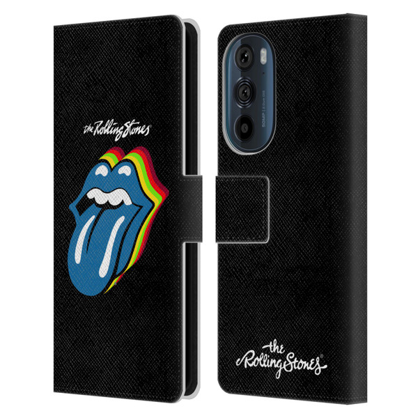 The Rolling Stones Licks Collection Pop Art 2 Leather Book Wallet Case Cover For Motorola Edge 30
