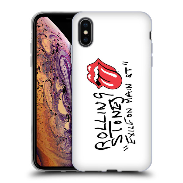 The Rolling Stones Albums Exile On Main St. Soft Gel Case for Apple iPhone XS Max