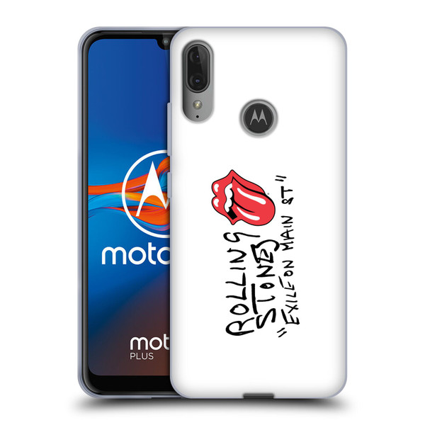 The Rolling Stones Albums Exile On Main St. Soft Gel Case for Motorola Moto E6 Plus
