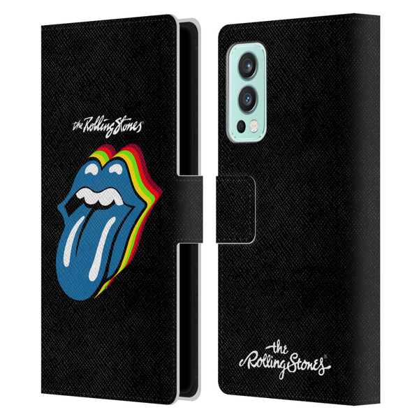 The Rolling Stones Licks Collection Pop Art 2 Leather Book Wallet Case Cover For OnePlus Nord 2 5G