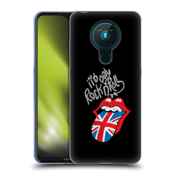 The Rolling Stones Albums Only Rock And Roll Distressed Soft Gel Case for Nokia 5.3