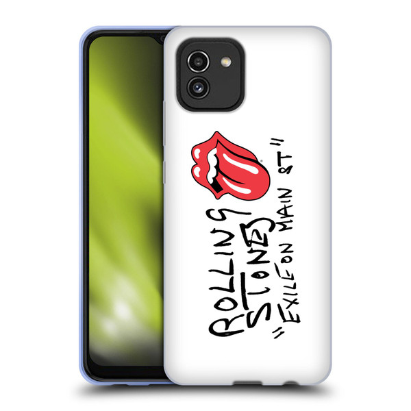 The Rolling Stones Albums Exile On Main St. Soft Gel Case for Samsung Galaxy A03 (2021)