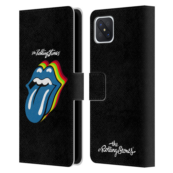The Rolling Stones Licks Collection Pop Art 2 Leather Book Wallet Case Cover For OPPO Reno4 Z 5G