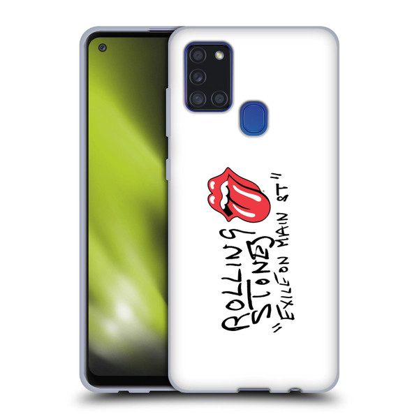 The Rolling Stones Albums Exile On Main St. Soft Gel Case for Samsung Galaxy A21s (2020)