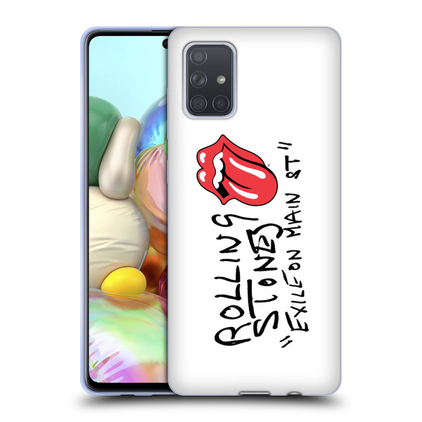 The Rolling Stones Albums Exile On Main St. Soft Gel Case for Samsung Galaxy A71 (2019)