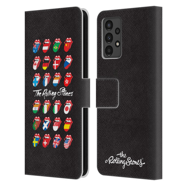 The Rolling Stones Licks Collection Flag Poster Leather Book Wallet Case Cover For Samsung Galaxy A13 (2022)