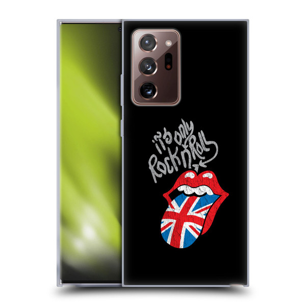 The Rolling Stones Albums Only Rock And Roll Distressed Soft Gel Case for Samsung Galaxy Note20 Ultra / 5G