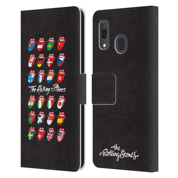 The Rolling Stones Licks Collection Flag Poster Leather Book Wallet Case Cover For Samsung Galaxy A33 5G (2022)