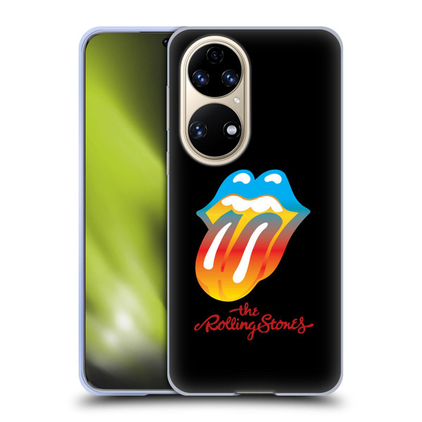 The Rolling Stones Graphics Rainbow Tongue Soft Gel Case for Huawei P50