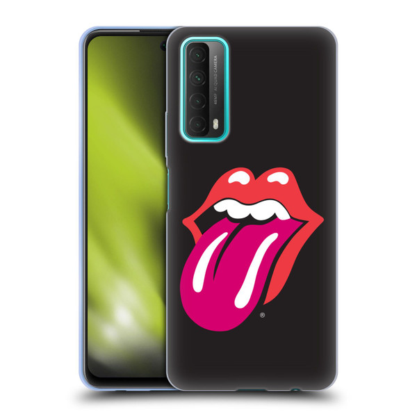 The Rolling Stones Graphics Pink Tongue Soft Gel Case for Huawei P Smart (2021)